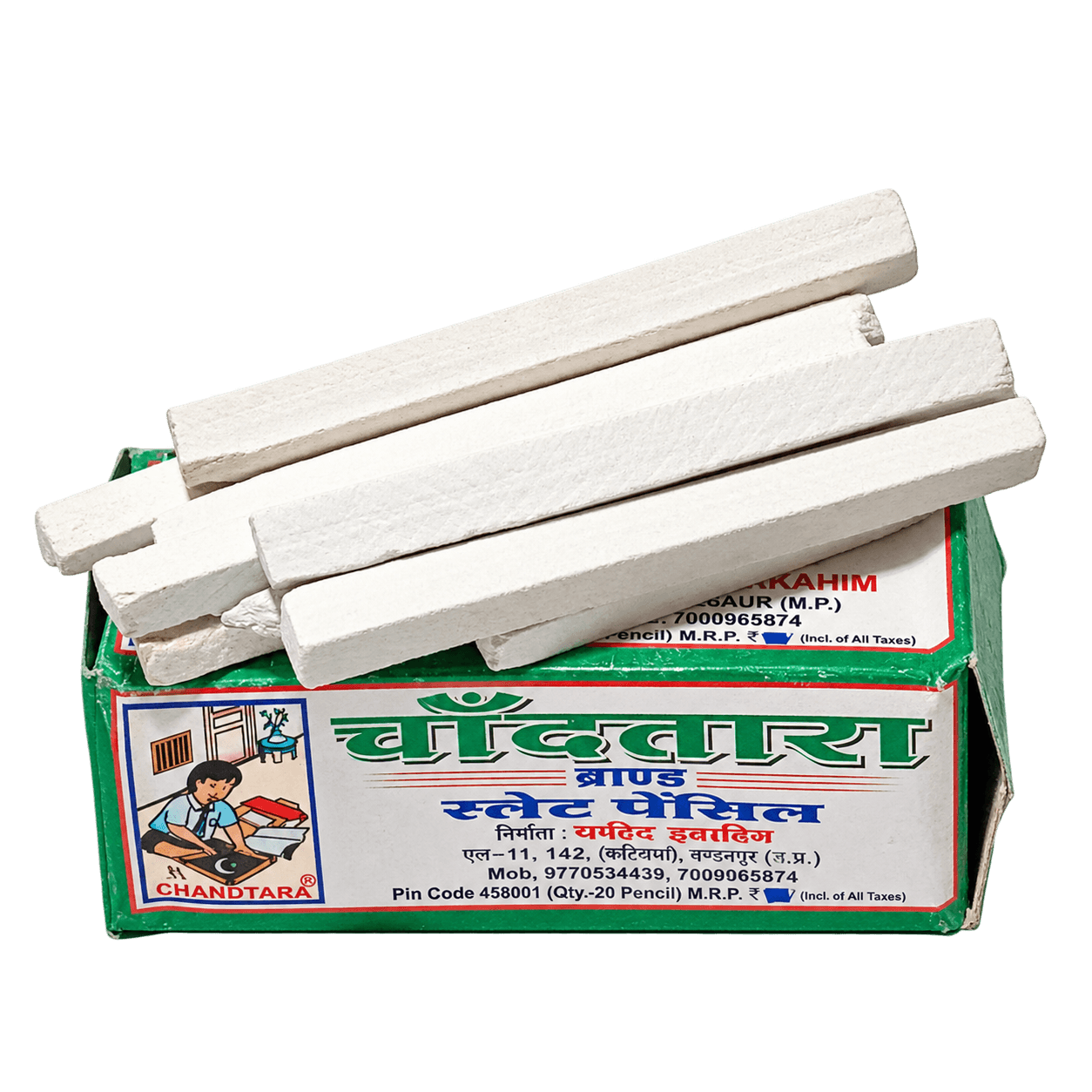 Saleti Chalk candy selection